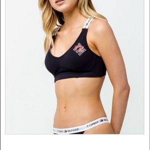 Tommy Hilfiger sports bra and thong set